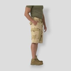 bdu shorts - cotton ripstop - us desert - helikon