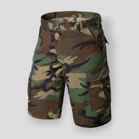 bdu shorts - polycotton ripstop - us woodland - helikon