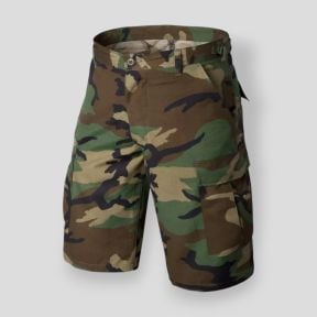 bdu shorts - polycotton ripstop - us woodland - helikon