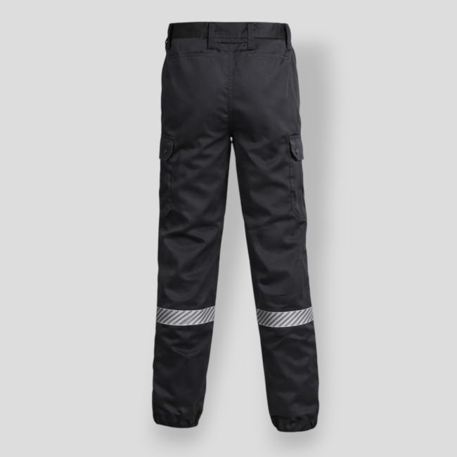 Spodnie ochronne z elastanem SECURITY - Czarne - Force Series