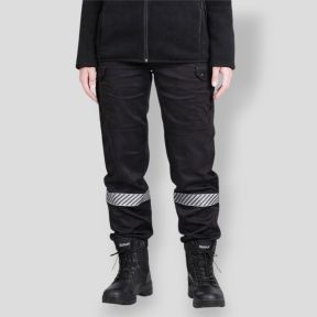 Pantaloni di Sicurezza con elastan SECURITY - Nero - Force Series