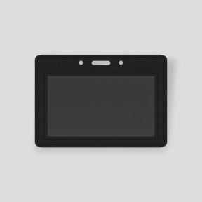 Portacarnet de identidad con velcro - Negro - OPEX