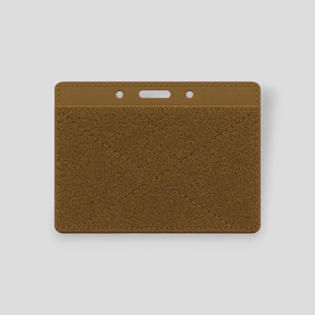 Porta-carta d'identità con velcro - Coyote - OPEX