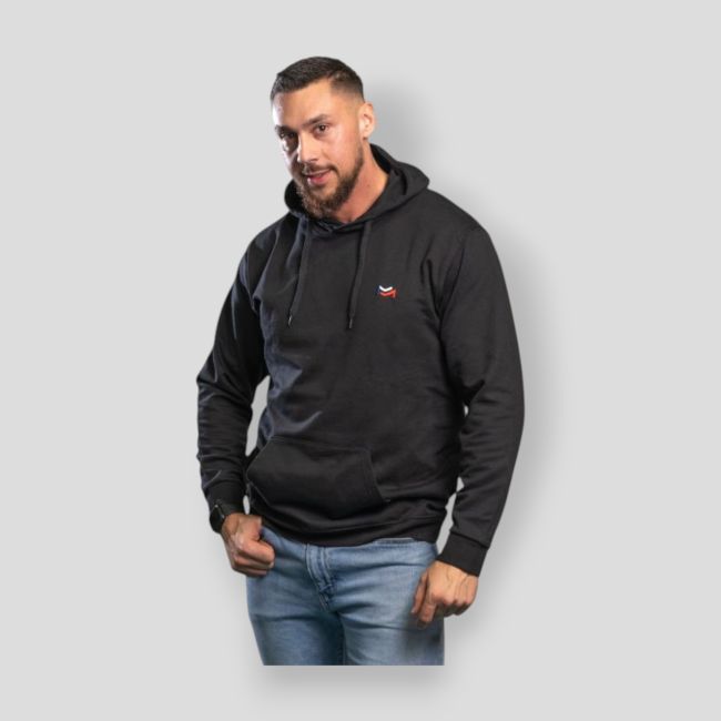 Sweatshirt bordada Force & Honneur - Noir - Summit Outdoor Lifestyle