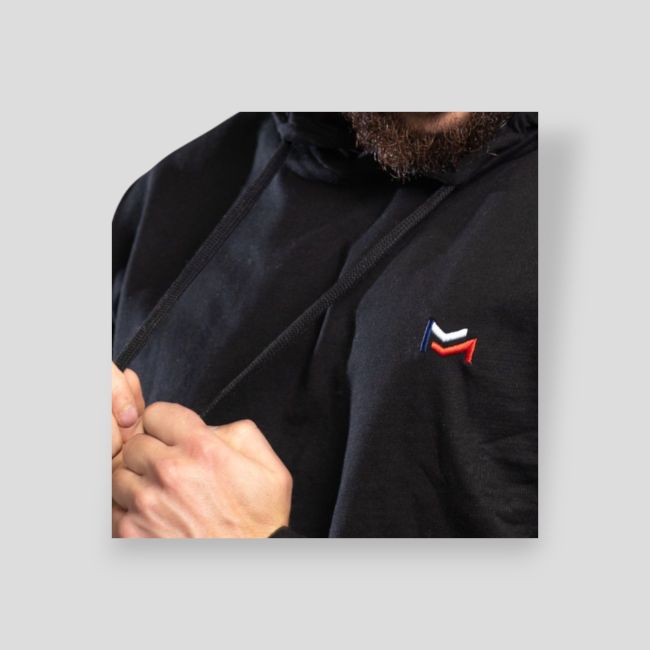 Sudadera bordada Fuerza & Honor - Negro - Summit Outdoor Lifestyle