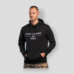 Besticktes Sweatshirt Kraft & Ehre Frankreich - Schwarz - Summit Outdoor Lifestyle