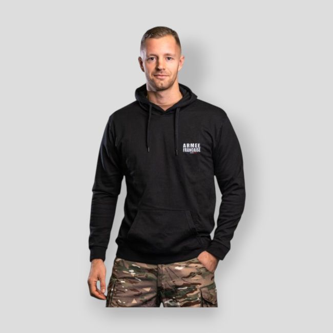Bluza z haftem Armia Francuska - Czarny - Summit Outdoor Lifestyle