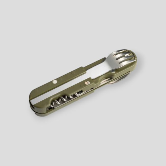 Navaja de bolsillo multifunción Bivouac® - Verde Oliva - TB Outdoor