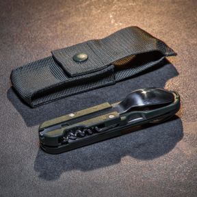 Multifunktions-Taschenmesser Bivouac® - Olivgrün - TB Outdoor