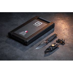 Coltello monoblocco Impact 127 G10 - Nero - TB Outdoor