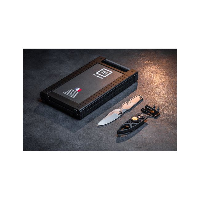 Cuchillo monobloque Impact 127 - Inox - TB Outdoor