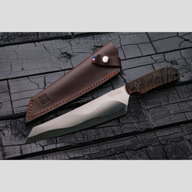 Cuchillo Davrik - Ziricote toxificado - TB Outdoor