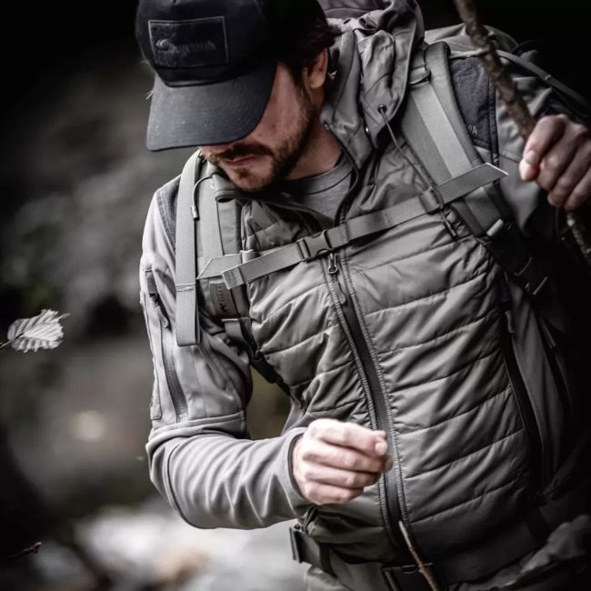 Ocieplana kurtka softshell ISG 2.0 (do +10°C) G-LOFT® - Woodland - Carinthia