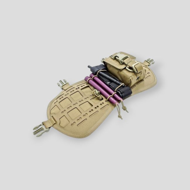 Mini chest rig avec 8 colonnes Molle - Coyote - FrogPro