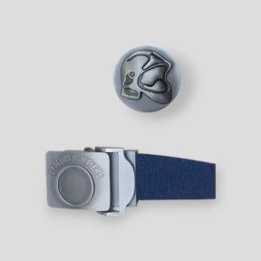 CEINTURE POMPIER BLEUE BOUCLE GRAVEE 3.2130CM POUR ECUSSON- Patrol Equipement