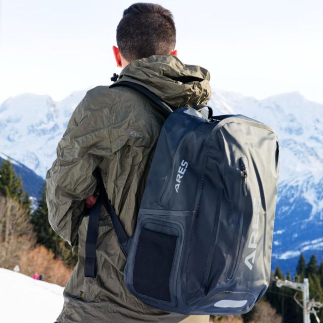 Wasserdichter Rucksack Miami - Schwarz - Ares