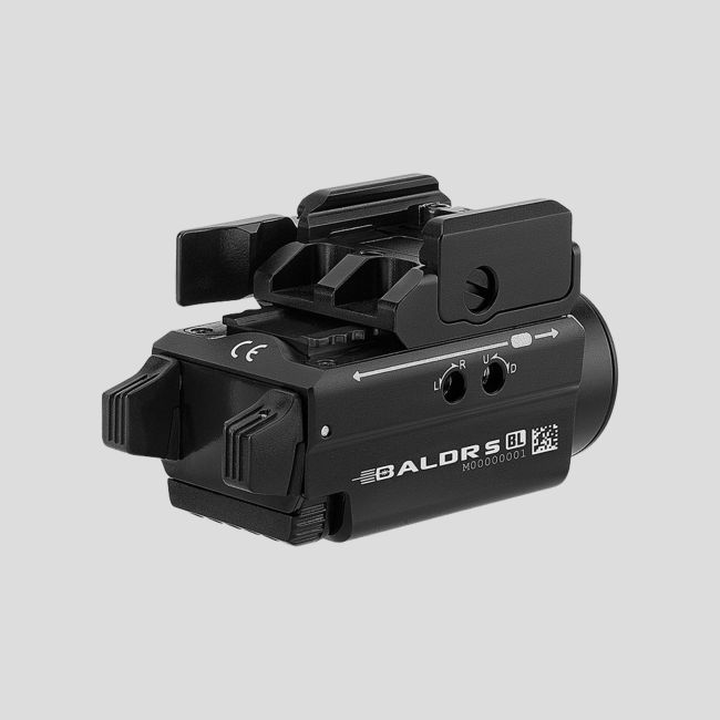 Lanterna tática com laser azul Baldr S BL (800 lumens) - Preto - Olight