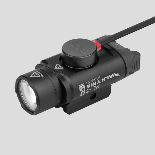 Taktyczna latarka akumulatorowa PL-3R Valkyrie (1 500 lumenów) - Czarny - Olight