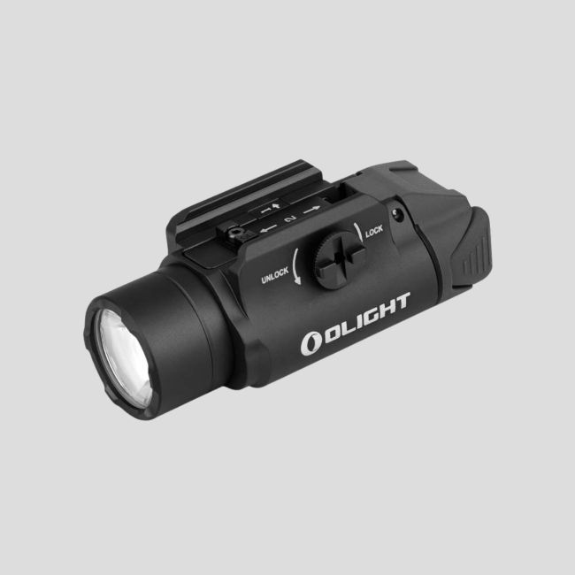 Lanterna tática recarregável PL-3R Valkyrie (1 500 lúmens) - Preto - Olight