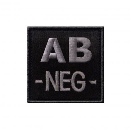 Insigne AB- groupe sanguin Noir - TOE Pro Insigne AB- groupe sanguin Noir - TOE Pro