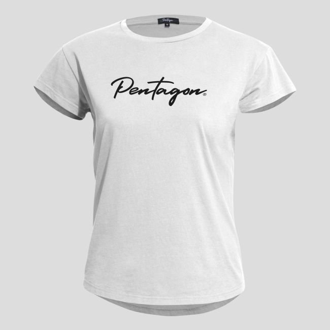 T-shirt femme Whisper Ladies Calligraphy - Blanc - Pentagon