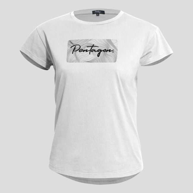 Whisper Ladies Tee "Contour" White - Pentagon