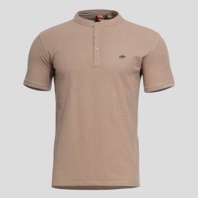 Levantes Henley Shirt Tan Brown