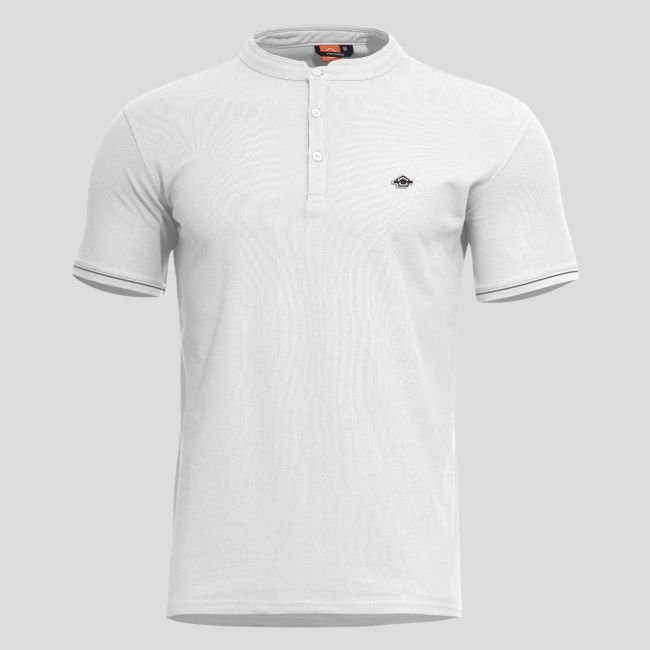 Levantes Henley Shirt Stripes White