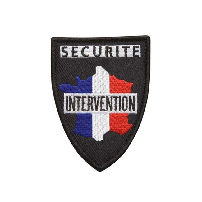 Ecusson sécurité intervention brodé