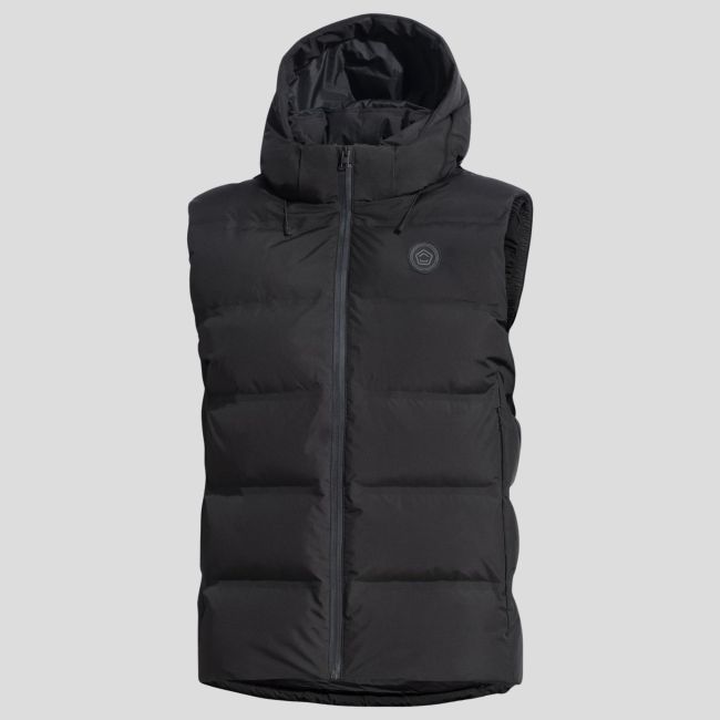 Omega mouwloos vest met capuchon - Zwart - Pentagon
