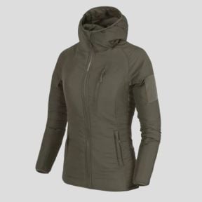women's wolfhound hoodie jacket® - taiga green - helikon