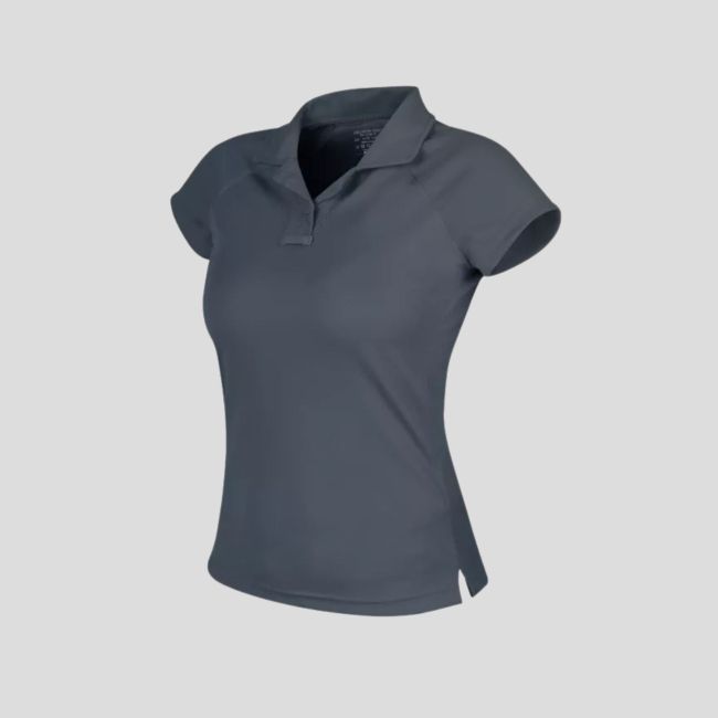 women’s utl® polo shirt - topcool lite - shadow grey - helikon
