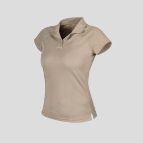 women’s utl® polo shirt - topcool lite - khaki - helikon