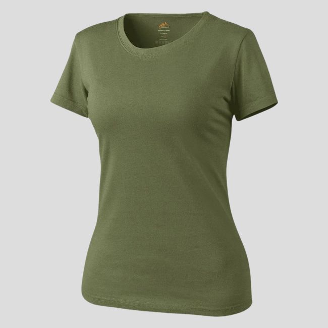 Damen-T-Shirt - Baumwolle - U.S. Green - Helikon