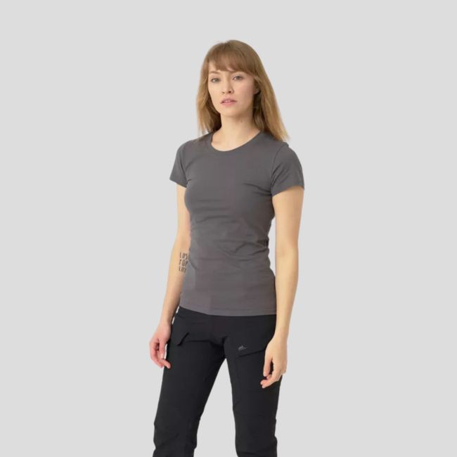 Damen-T-Shirt - Baumwolle - Schattengrau - Helikon
