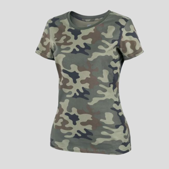 dames t-shirt - katoen - pl woodland - helikon