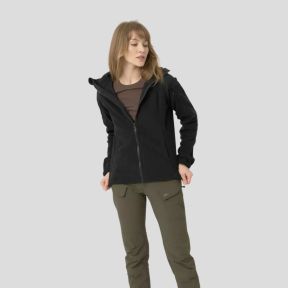 Damen Cumulus® Jacke - Heavy Fleece - Schwarz - Helikon
