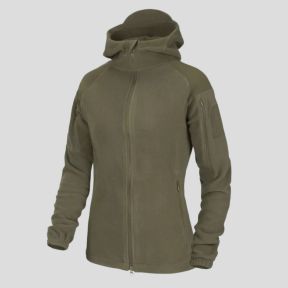 women's cumulus® jacket - heavy fleece - taiga green - helikon
