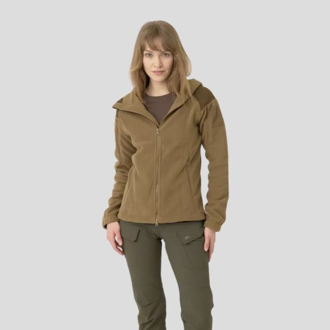 women's cumulus® jacket - double fleece - coyote - helikon