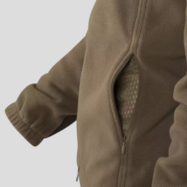 women's cumulus® jacket - double fleece - coyote - helikon