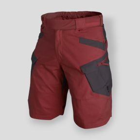 uts® (urban tactical shorts®) 11'' - polycotton ripstop - crimson sky / ash grey a - helikon