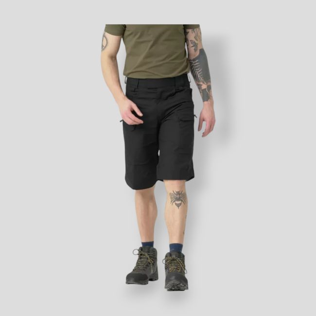 uts® (urban tactical shorts®) 11'' - polycotton ripstop - black - helikon