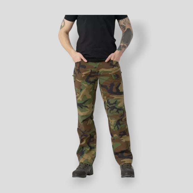 utp® (urban tactical pants®) - polycotton ripstop - us woodland - helikon