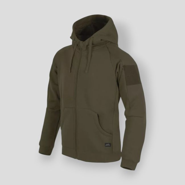 urban tactical hoodie lite (fullzip)® - green - helikon