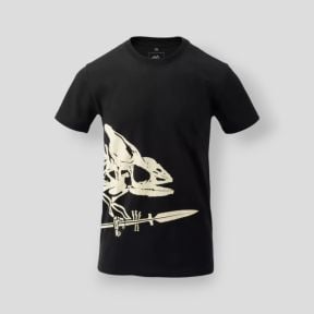 T-shirt (volledig skelet) - zwart - Helikon