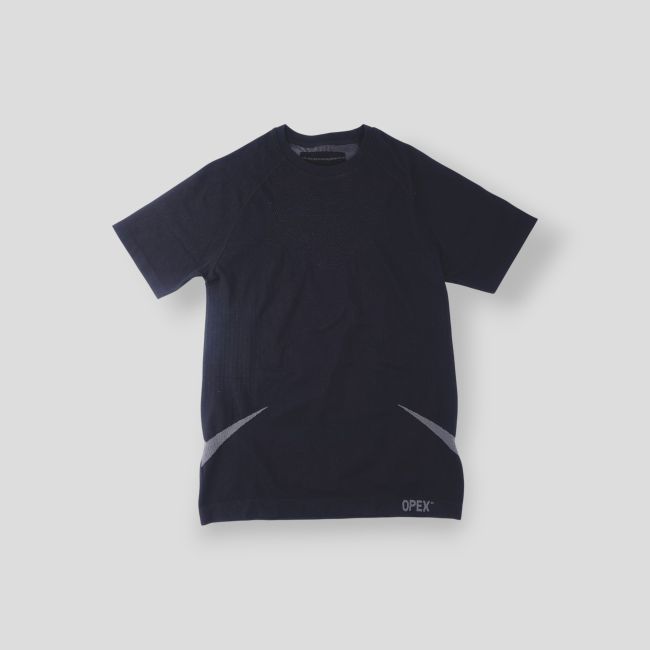Camiseta de manga corta termorreguladora sin costuras Legend - Negro - OPEX