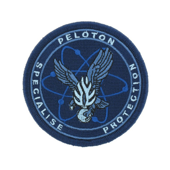 Écusson Peloton Spécialisé de Protection de la Gendarmerie Basse visi. Bleu