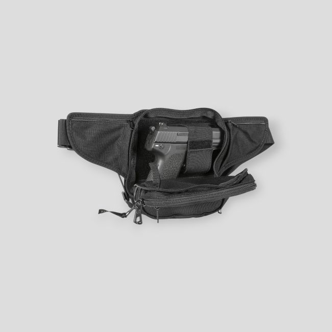 Heuptas met geïntegreerde pistoolholster 2U93 - Zwart - Vega Holster