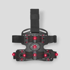 Piastra da coscia ITK-Infinity 8K16 - Nero - Vega Holster