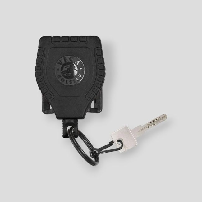 Llavero con pasador de cinturón y sistema de bloqueo 8V31 - Negro - Vega Holster